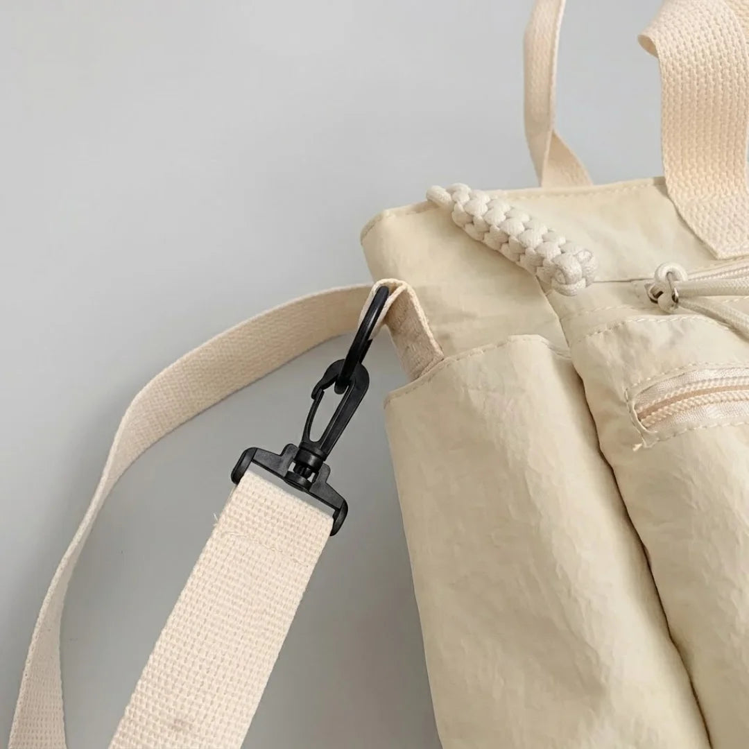 Nylon Tote Bag for Women - 2025 New Fashion Large Capacity Multi-Pocket Shoulder Bag/Crossbody Bag/Travel Bag