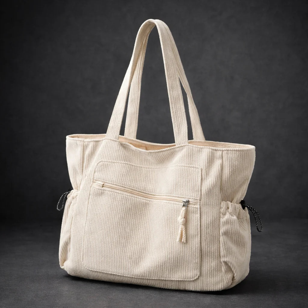Corduroy Daily Tote