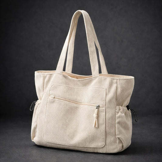 Corduroy Daily Tote